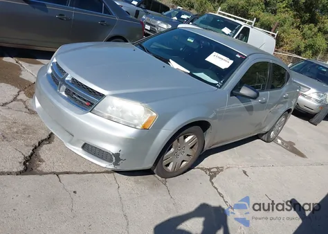 2012 Dodge Avenger Se from USA, damaged, VIN 1C3CDZAB4CN269975